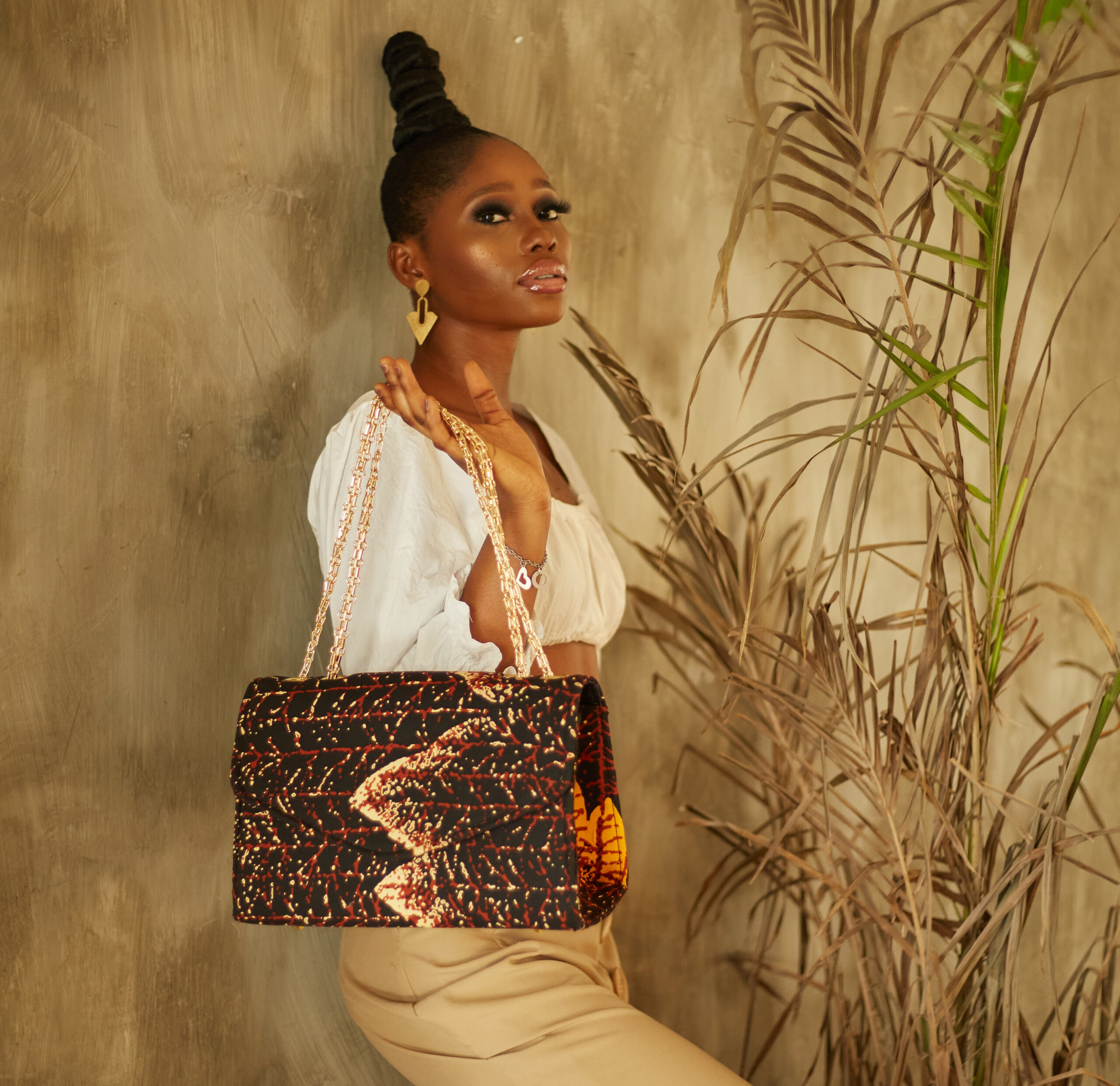 Brown Sewa Midi Bag