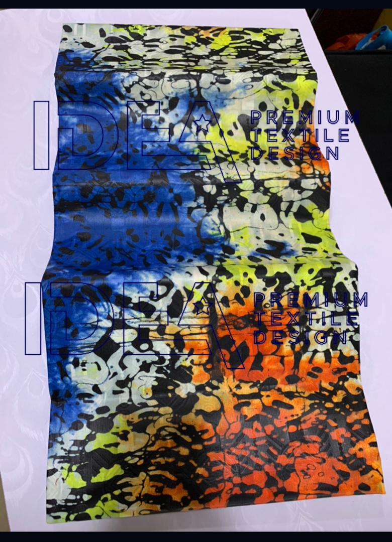 Multi-Colour Adire Fabric