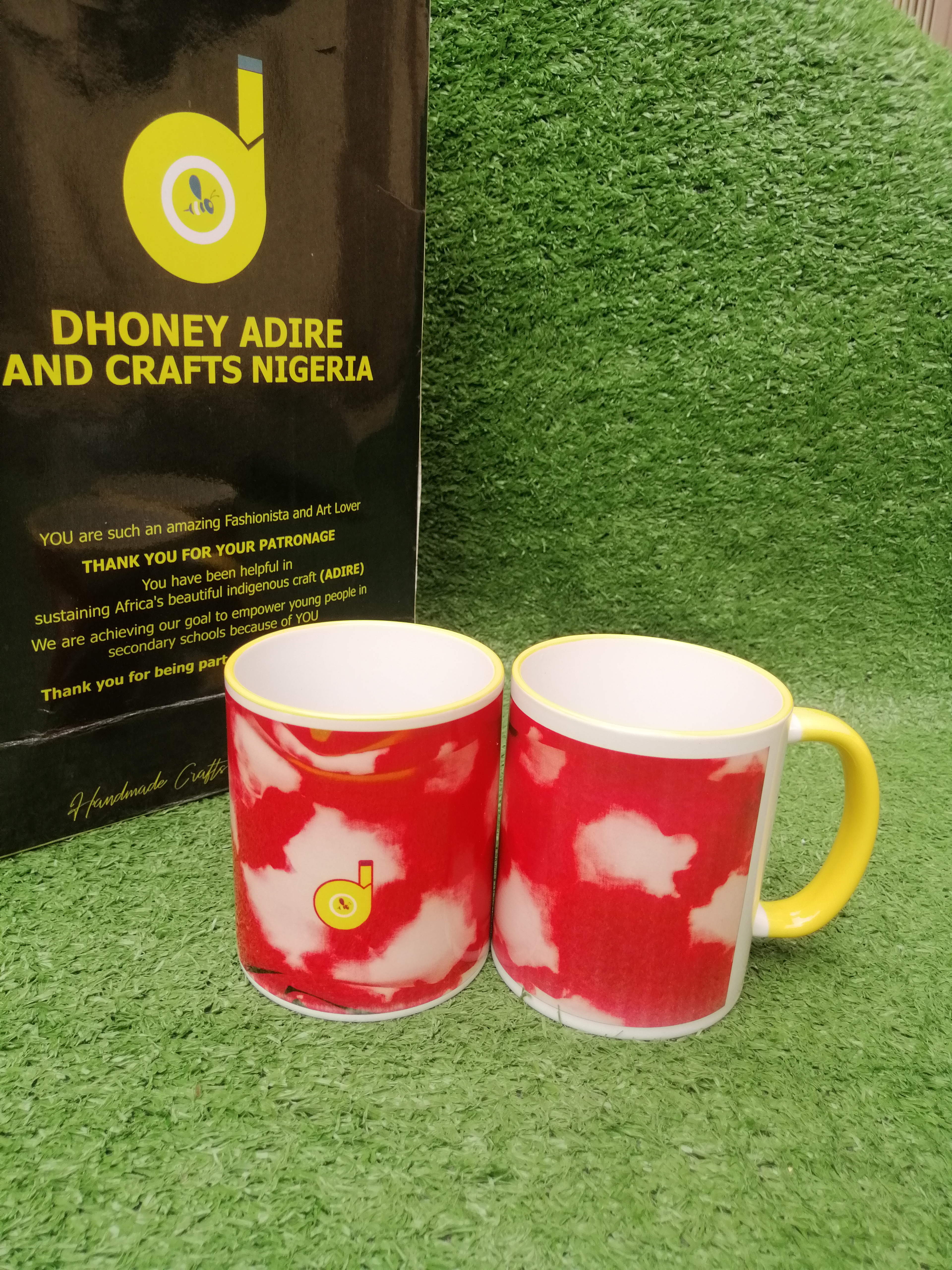 Adire Print Mug