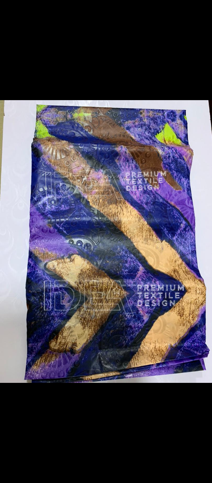Purple Adire Fabric