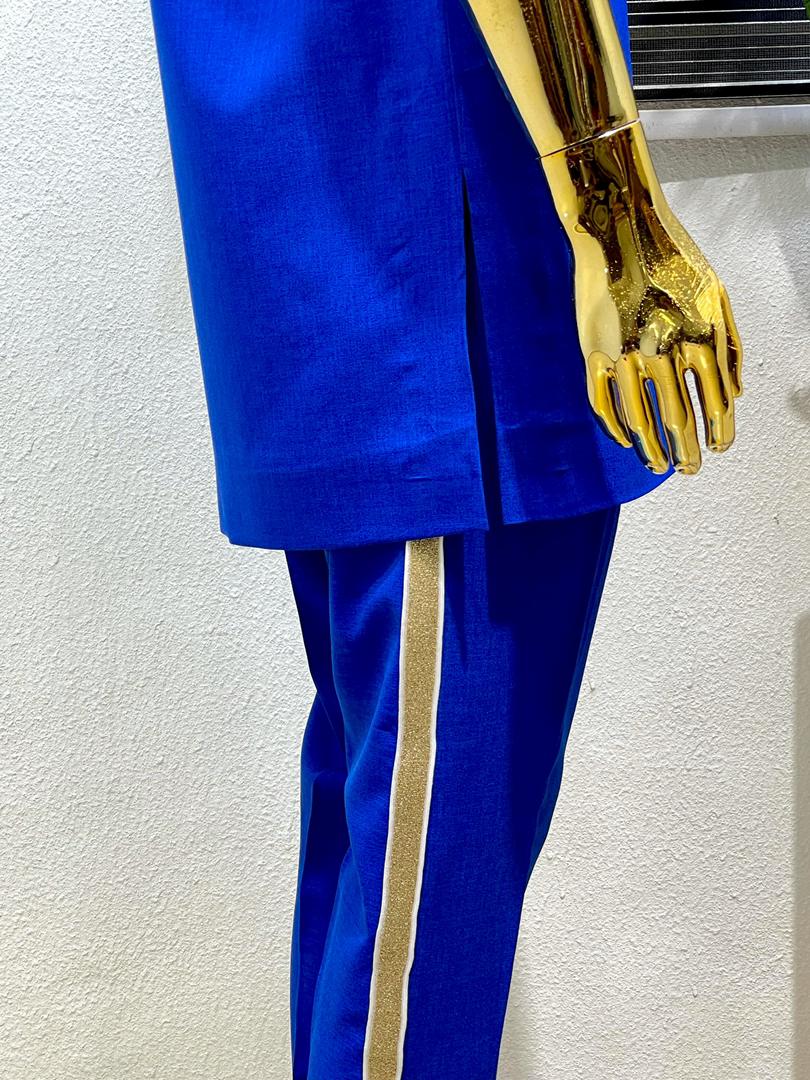 Blue tunic and pant - Cartehub Africa 
