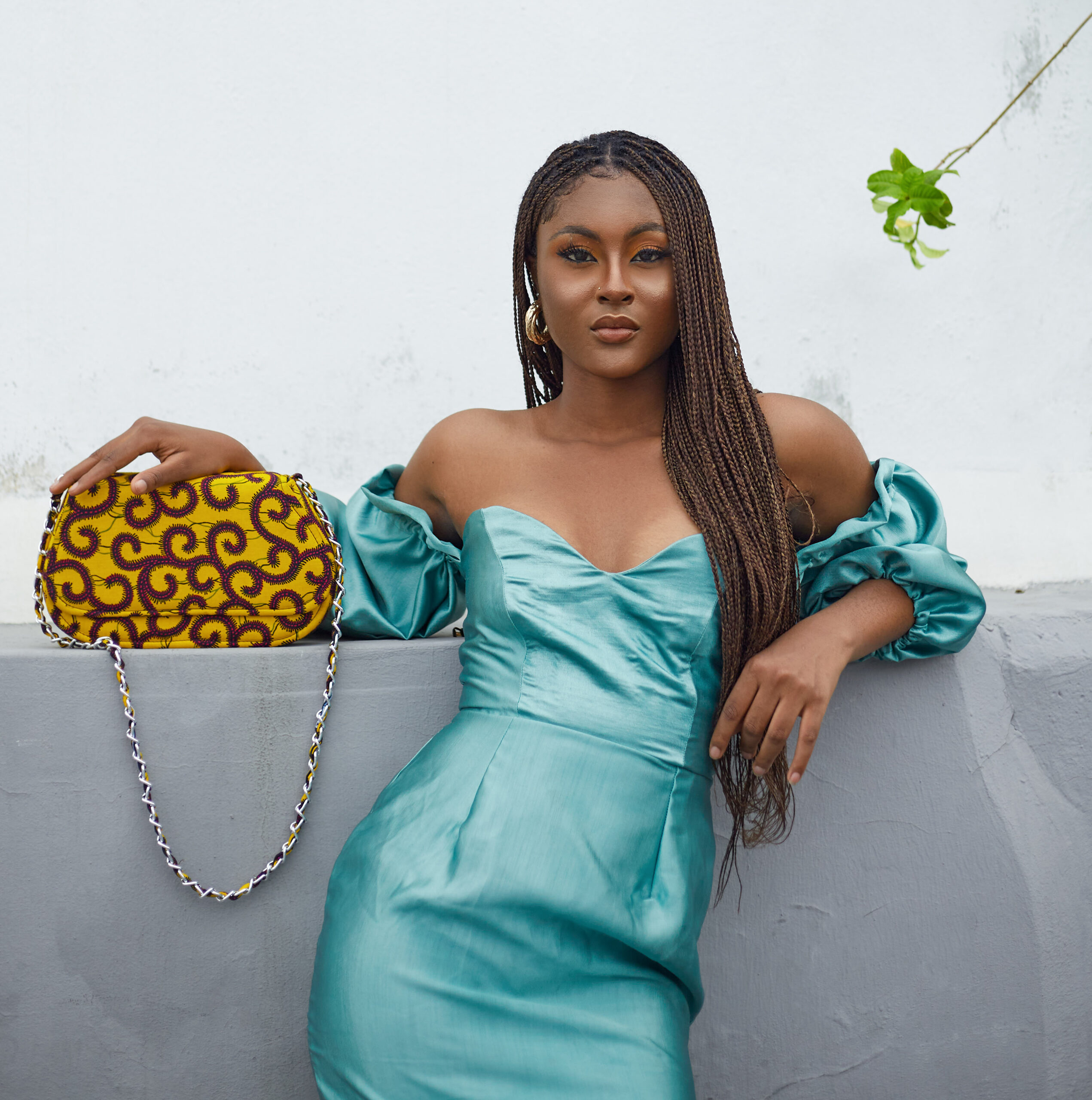 Yellow Macaroni Mide Bag
