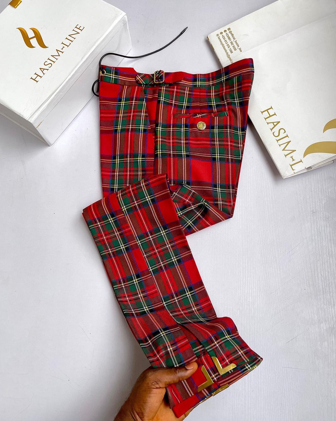Red Plaids pant